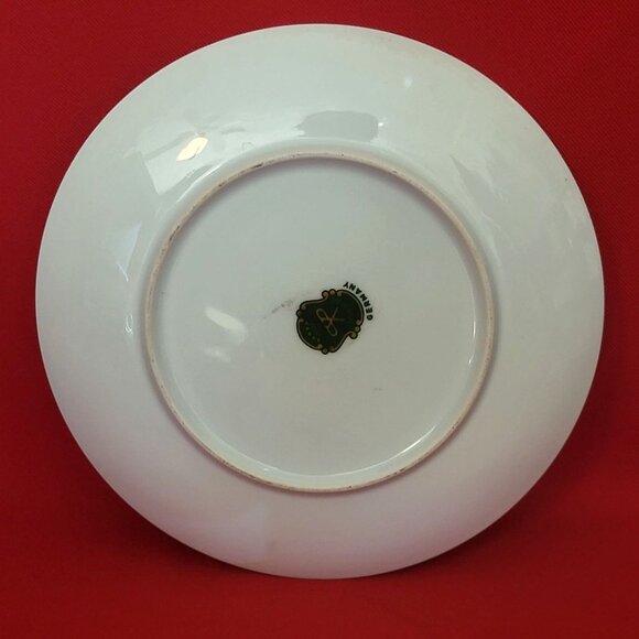 Vintage Imperial Germany Yellow Roses Decorative Plate - Picture 3 of 11